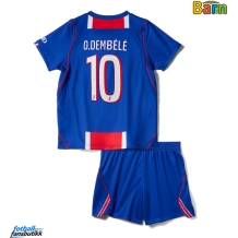 Paris Saint-Germain Ousmane Dembele #10 Hjemmedraktsett Barn 2026-27 Kortermet (+ Korte bukser)